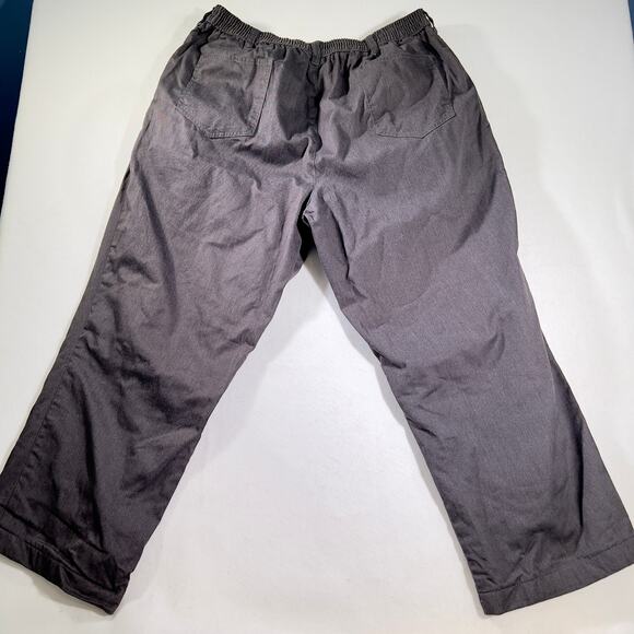 Haband's Ice House Flannel Lined Pants Slacks Men's 42W Short 27L Cold Weather - Picture 3 of 14